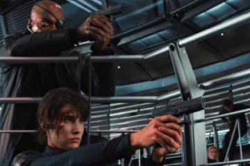Nick Fury and Maria Hill