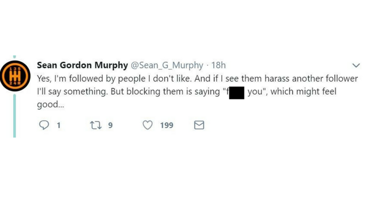 Sean Gordon Murphy Tweet