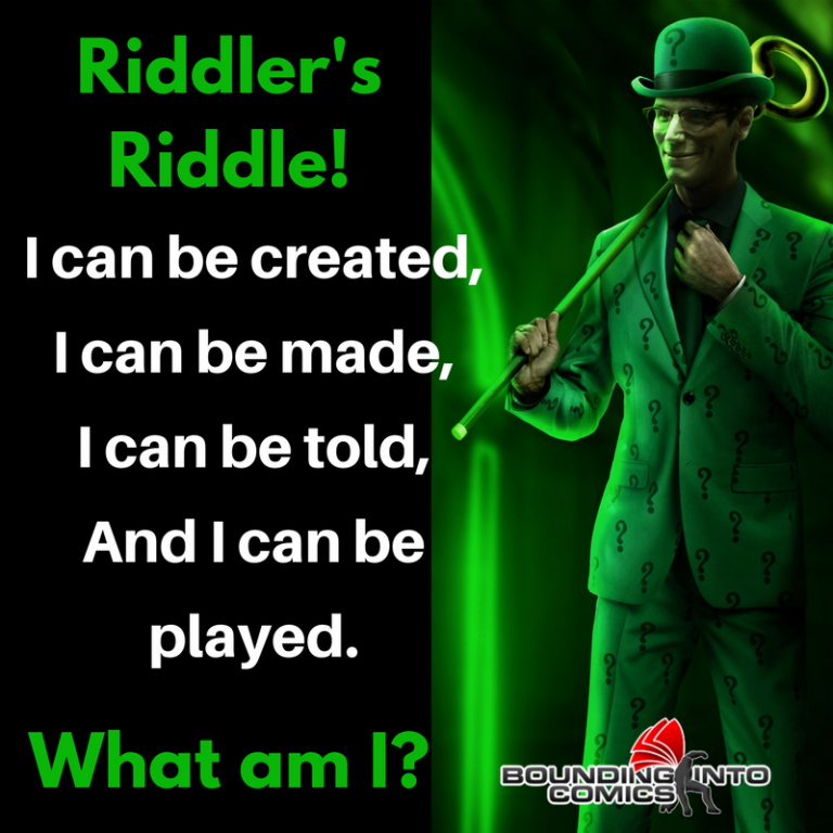 Riddler's Riddle: I Can Be Cracked - Bounding Into Comics