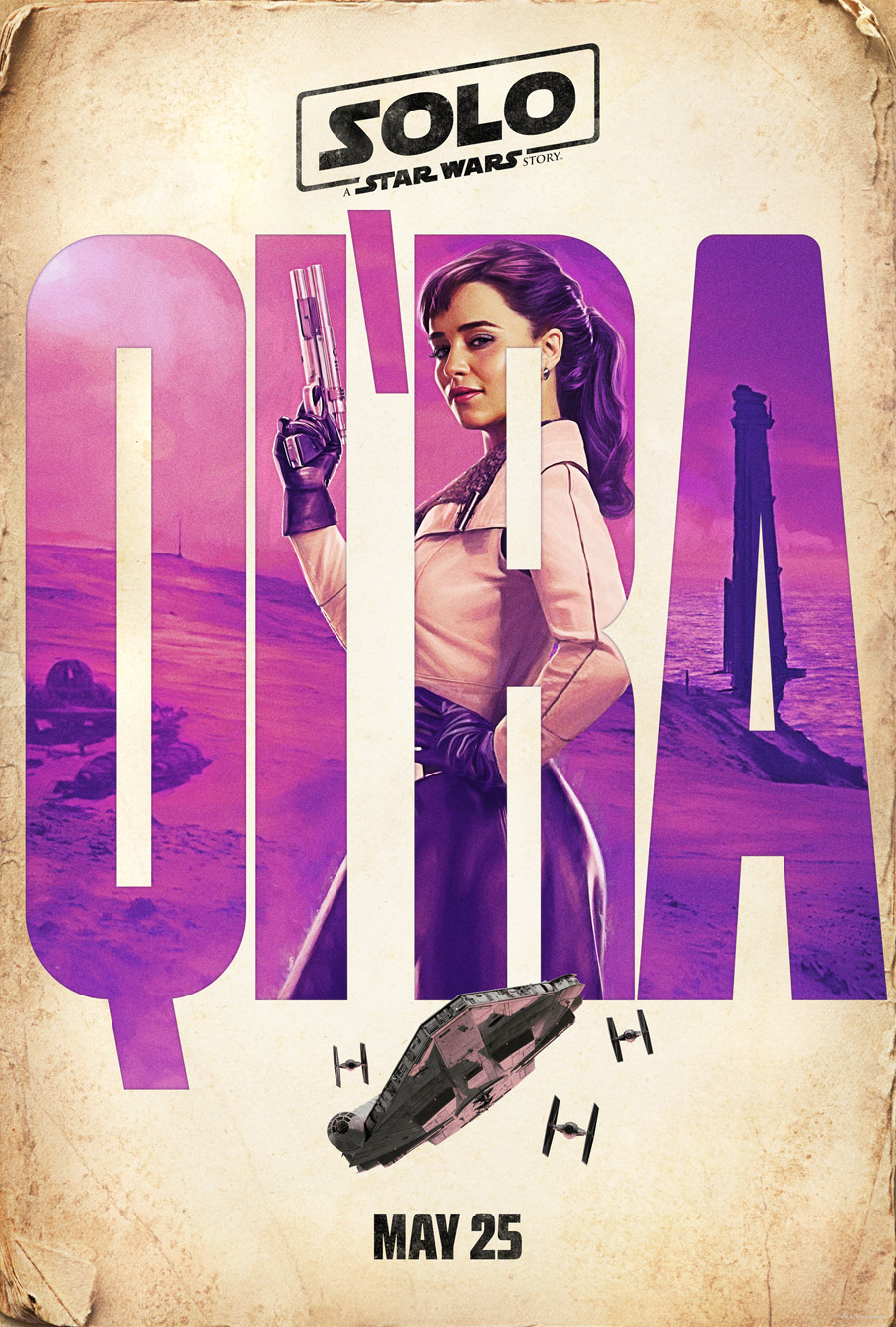 Qi'Ra Character Poster