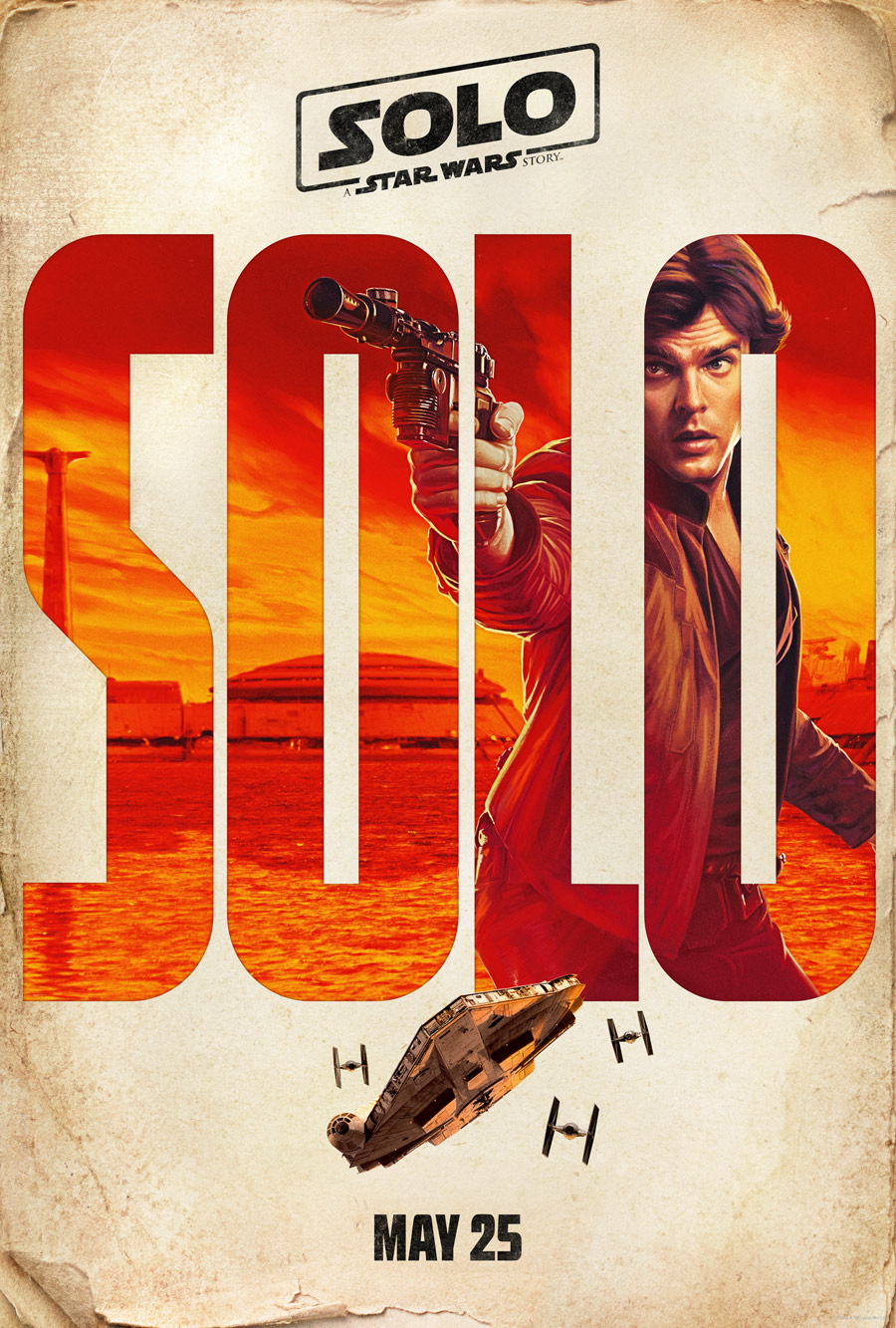 Han Solo character poster