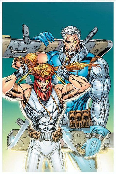 Shatterstar and Cable