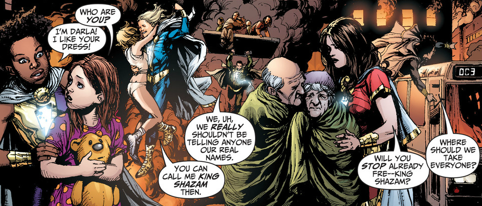 The birth of King Shazam - Art by Gary Frank - DC Comics