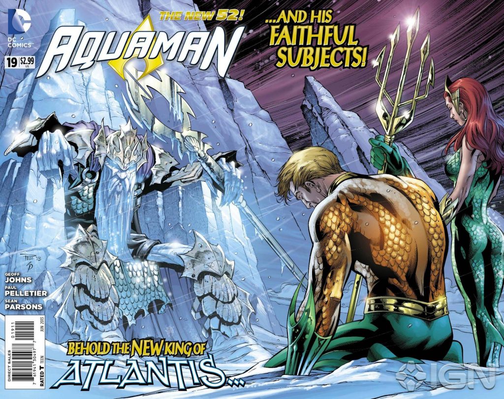 Aquaman #19 Cover - Art by Paul Pelletier - DC Comics