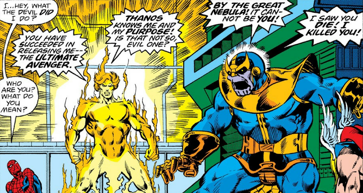 Adam Warlock vs Thanos