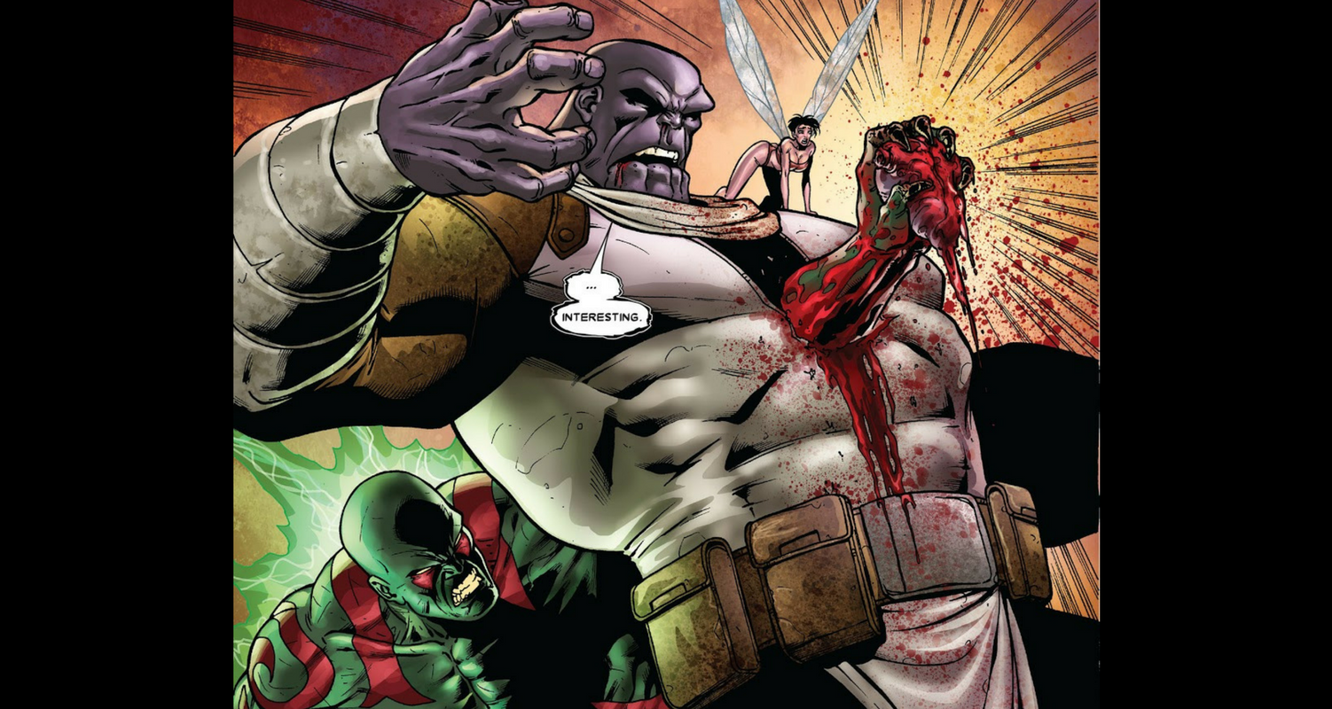 Drax vs Thanos
