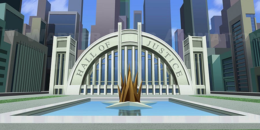 The Hall of Justice - DC Comics
