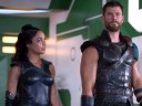 Tessa Thompson and Chris Hemsworth in Thor: Ragnarok - Disney and Marvel Studios