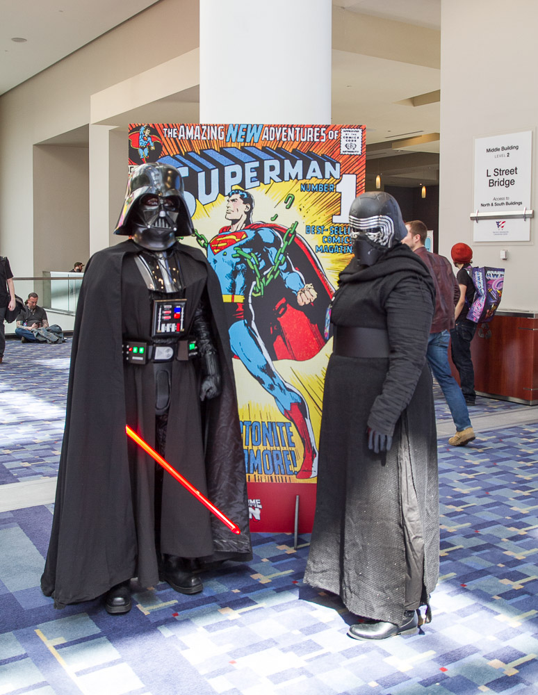 Darth Vader and Kylo Ren