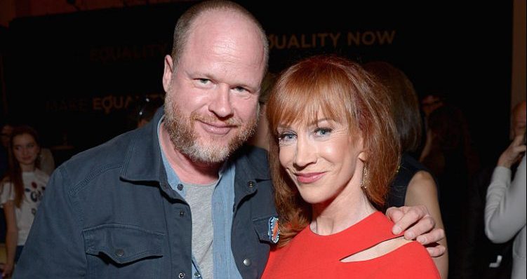 Joss Whedon and Kathy Griffin