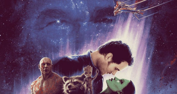 Guardians of the Galaxy/Star Wars mashup poster