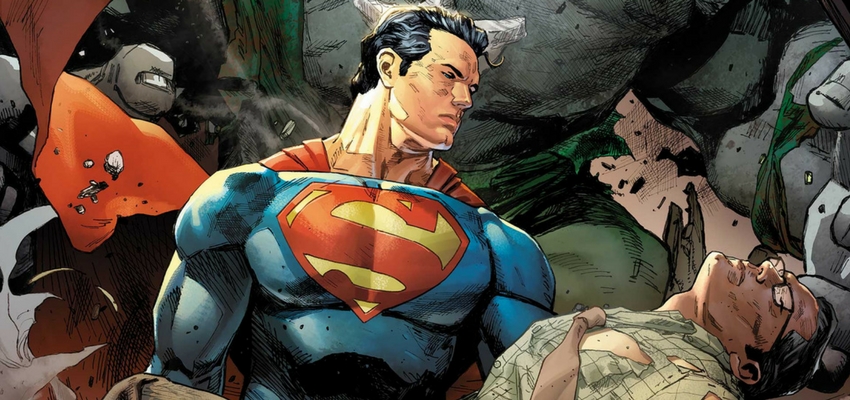 Superman in "Trinity" - Art by Clay Mann - DC Comics