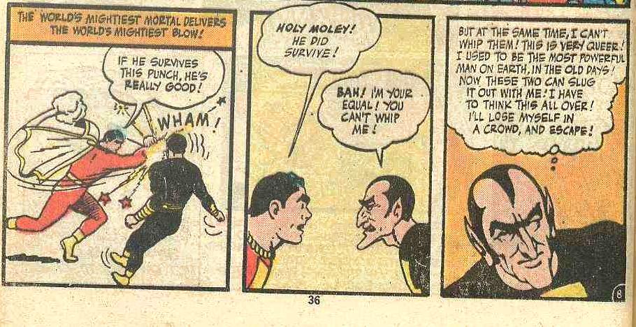 Black Adam and Captain Marvel - Fawcett Comics