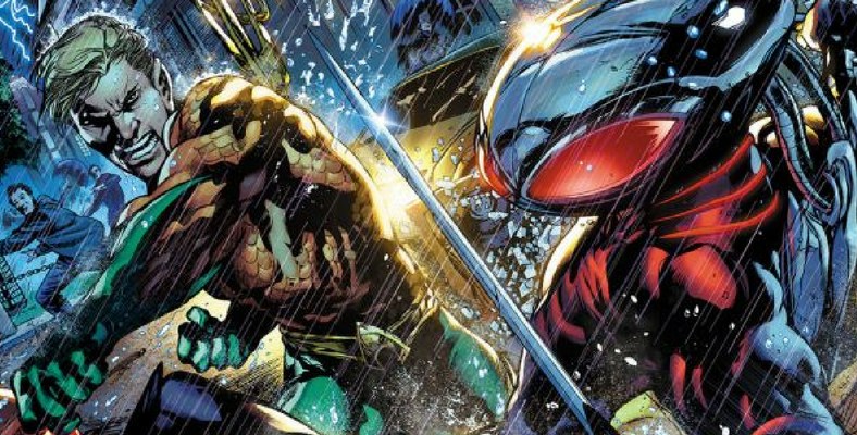 Aquaman and Black Manta - Art by Ivan Reis - DC Comics