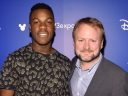 Rian Johnson and John Boyega