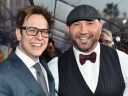 James Gunn and Dave Bautista