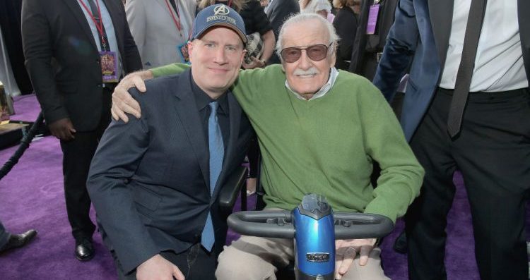 Kevin Feige and Stan Lee