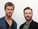 Chris Hemsworth and Chris Evans