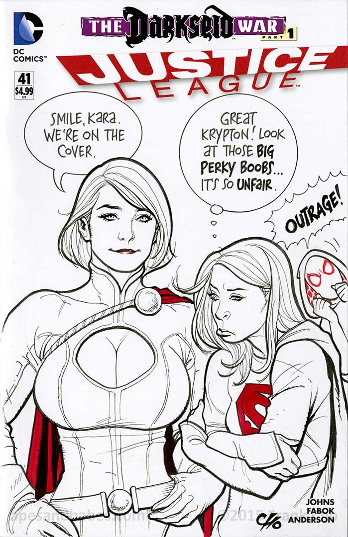 Frank Cho Power Girl and Super Girl