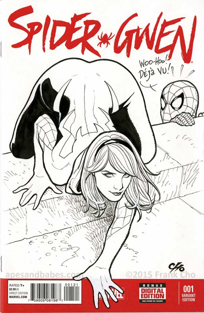 Spider-Gwen by Frank Cho
