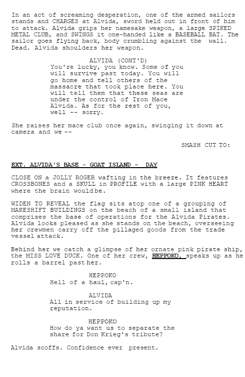 Netflix S One Piece Sees Named Marines Given More Prominent Roles Zoro Fighting Mr 7 According To Alleged Leaked Script 11 Bounding Into Comics