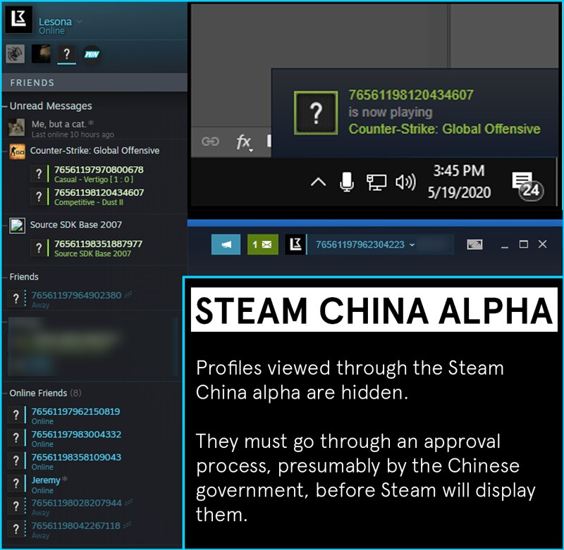 Valve Stealth Launches Alpha Test Version of Censored Steam Client in China
