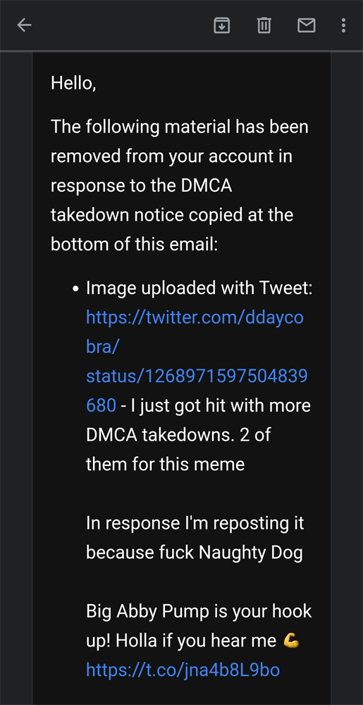 Twitter Suspends Jeremy Griggs of Geeks + Gamers Following Naughty Dog DMCA Strikes Over The Last of Us II Memes