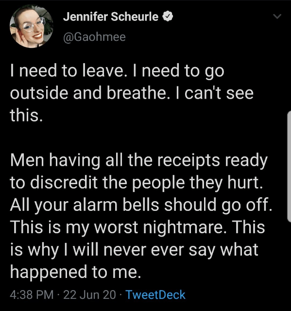 ArenaNet Lead Game Designer Jennifer Scheurle Ignores Evidence, Falsely Accuses Innocent Man of White Supremacy and Vehicular Assault of Two BLM Protestors
