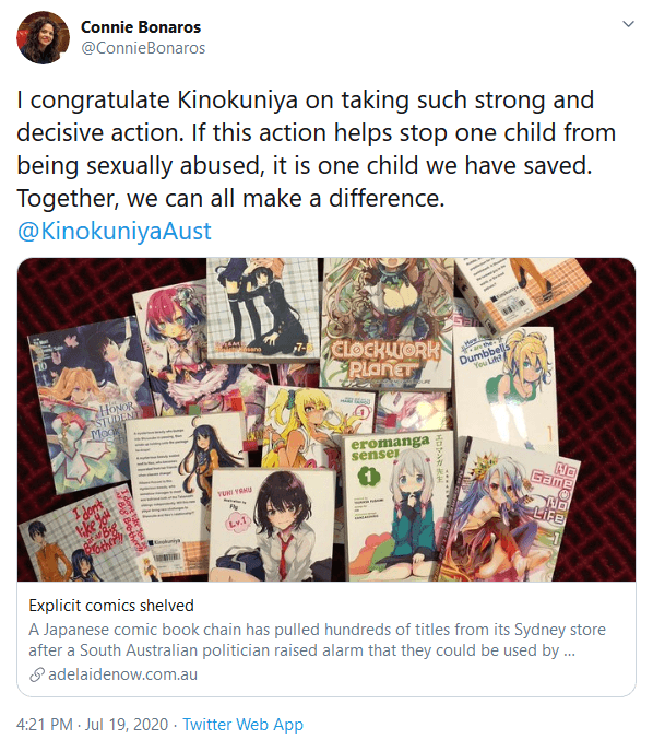 Kinokuniya Sydney Removes Various Manga, Including Goblin Slayer and Sword Art Online, Following Complaints of “Child Pornography ” by Australian Legislator
