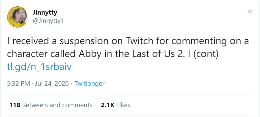 Twitch Streamer BANNED For Misgendering Abby In The Last Of Us 2!