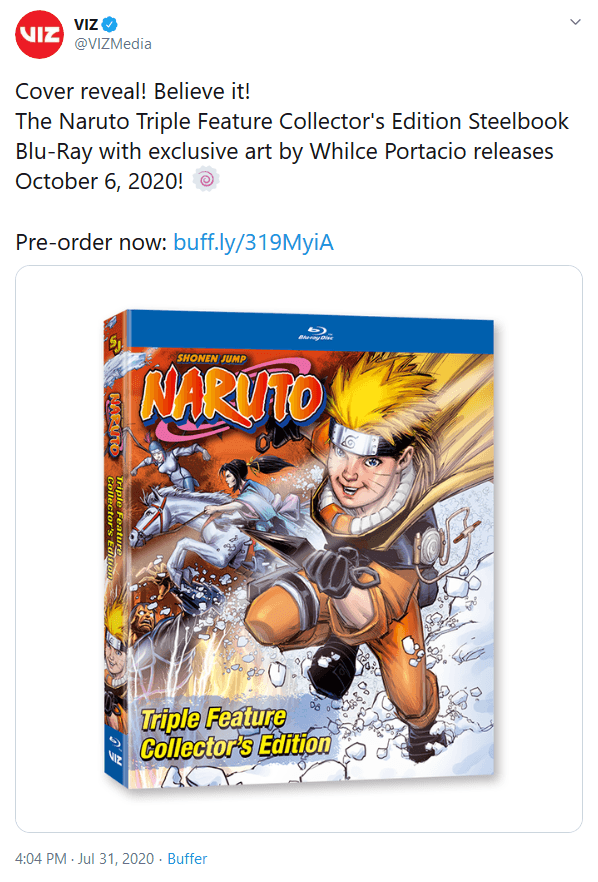 Naruto 4-Movie Collection Blu-ray