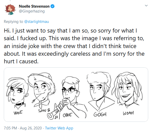 She-Ra And The Princesses of Power Creator Noelle Stevenson Issues Apology After Being Accused of Bigotry