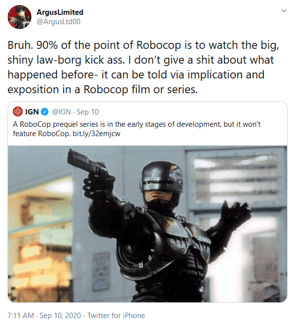 RoboCop Prequel TV Series in Development - Will Not Feature RoboCop!