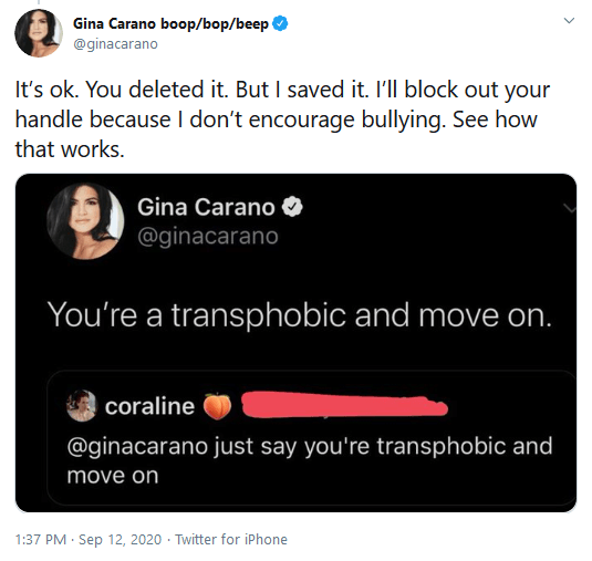 The Mandalorian Star Gina Carano Accused of Transphobia for Refusal to List Pronouns in Twitter Bio