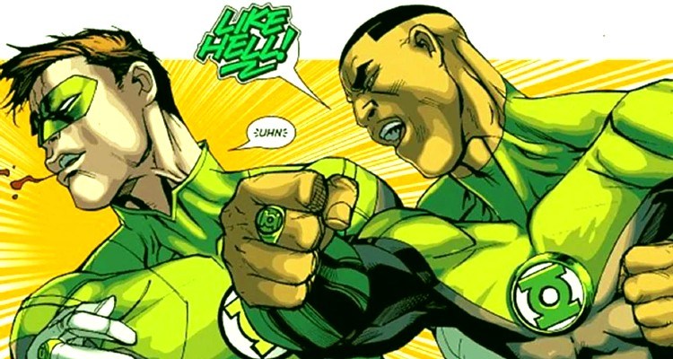 John Stewart Punching Hal