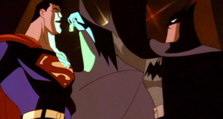 Batman Shows Superman Kryptonite in World's Finest