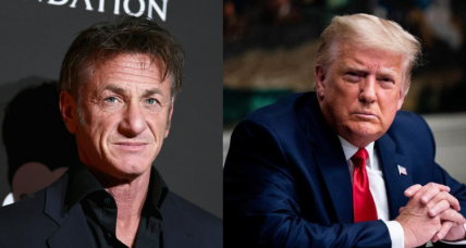 Sean Penn and Donald Trump