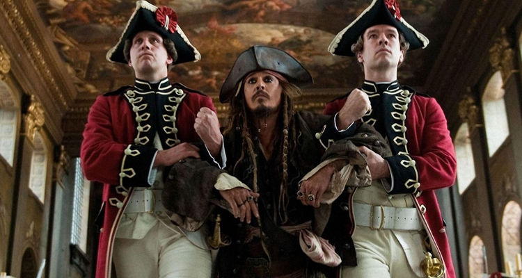 Pirates Of The Caribbean Johnny Depp Bounding Into Comics