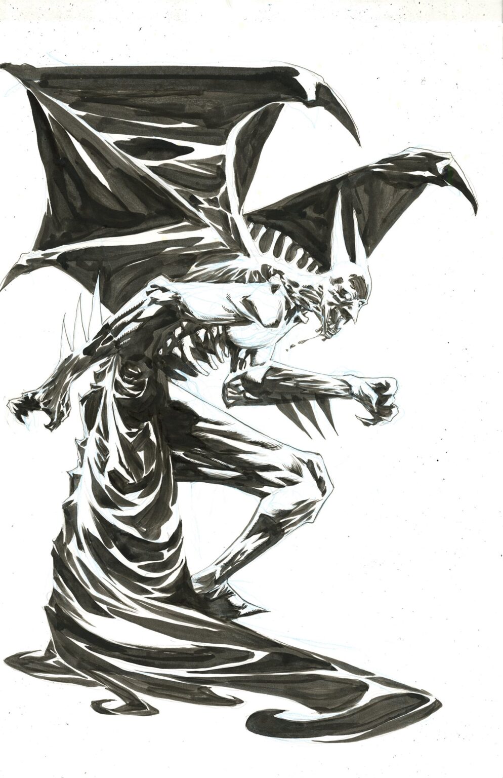 Kelley Jones Shows Off Terrifying New Batman Designs - Bounding Into Comics