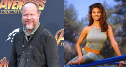 Joss Whedon and Charisma Carpenter