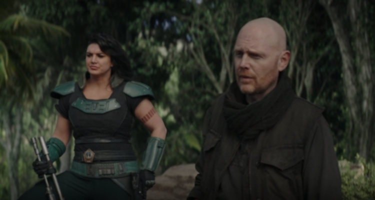 Bill Burr and Gina Carano