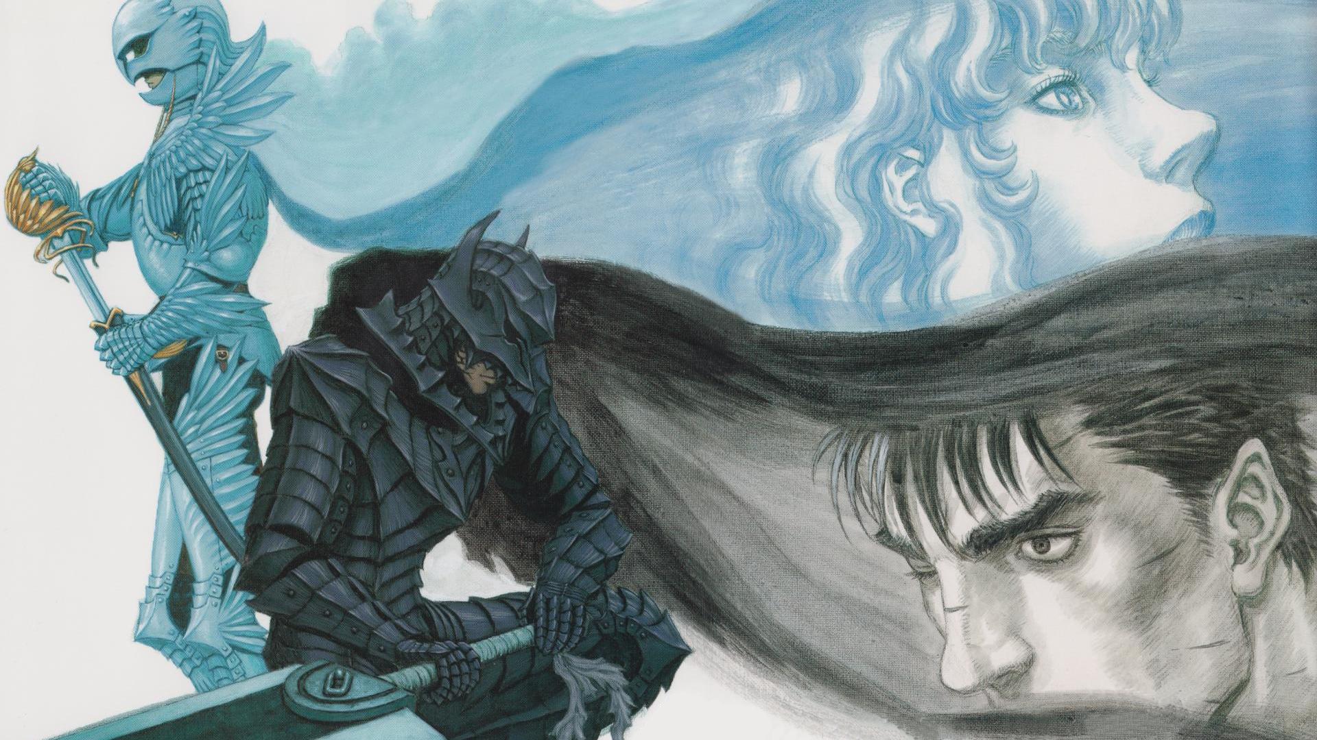 Kentaro Miura Art ⚔ on X: YA #13, 2004 - Poster Berserk Art