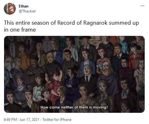 Record of Ragnarok Anime Adaptation Faces Heavy Criticism Over Poor  Animation Choices - Bounding Into Comics