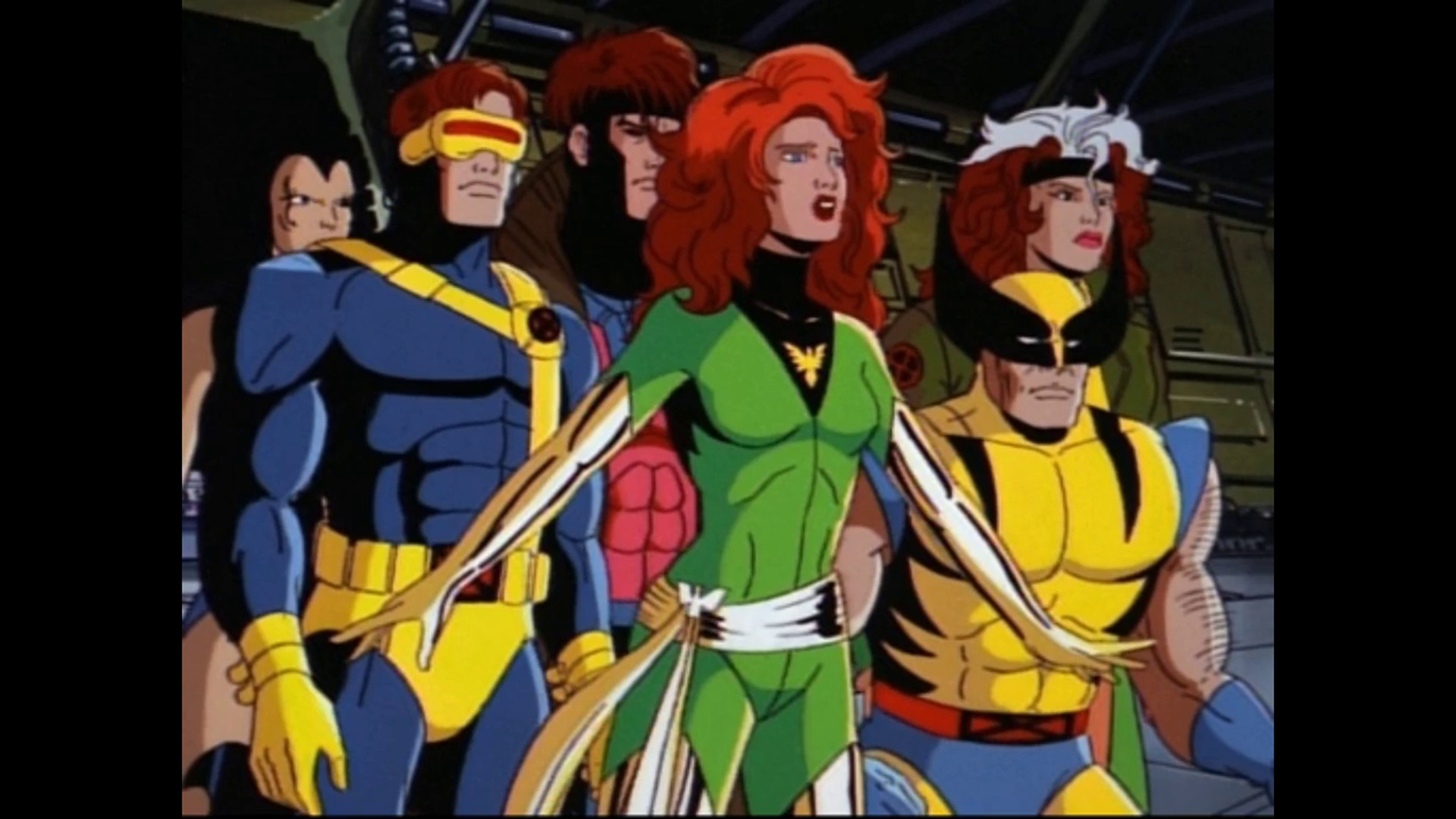The team stands united against the Shiar in X-Men: The Animated Series Season 3 Episode 6 "The Phoenix Saga Part 4: The Starjammers" (1992), Marvel Entertainment