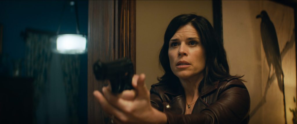 Neve Campbell (“Sidney Prescott”) stars in Paramount Pictures and Spyglass Media Group's "Scream."