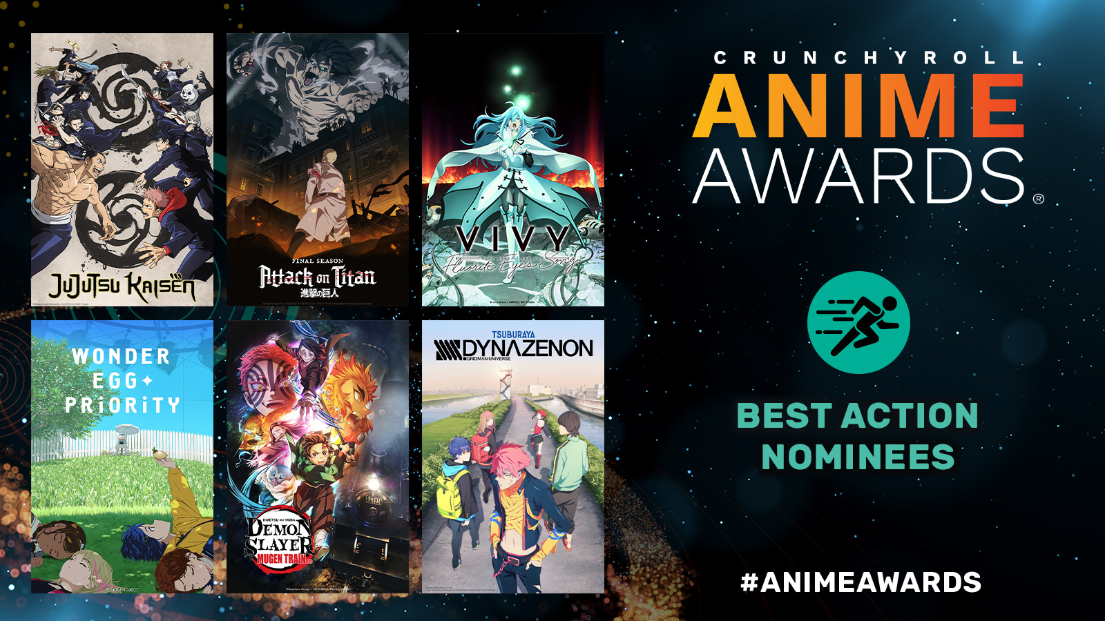 Attack on Titan with 12 nominations in the Crunchyroll Anime