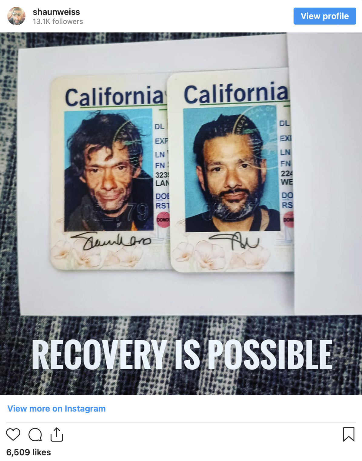 Shaun Weiss Mighty Ducks star Goldberg drug recovery update photos