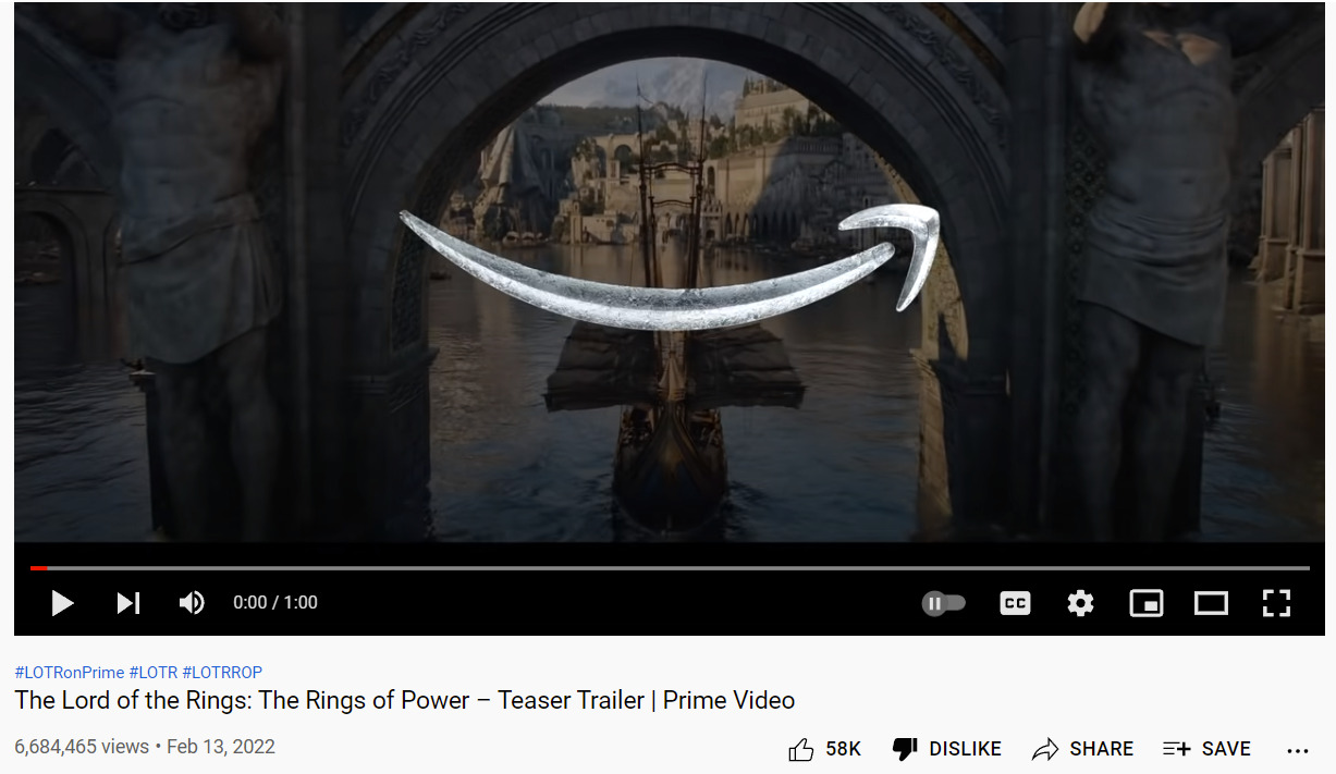 The Lord Of The Rings: The Rings Of Power's Dislike-Buried  Trailer  Shows A Steep Hill