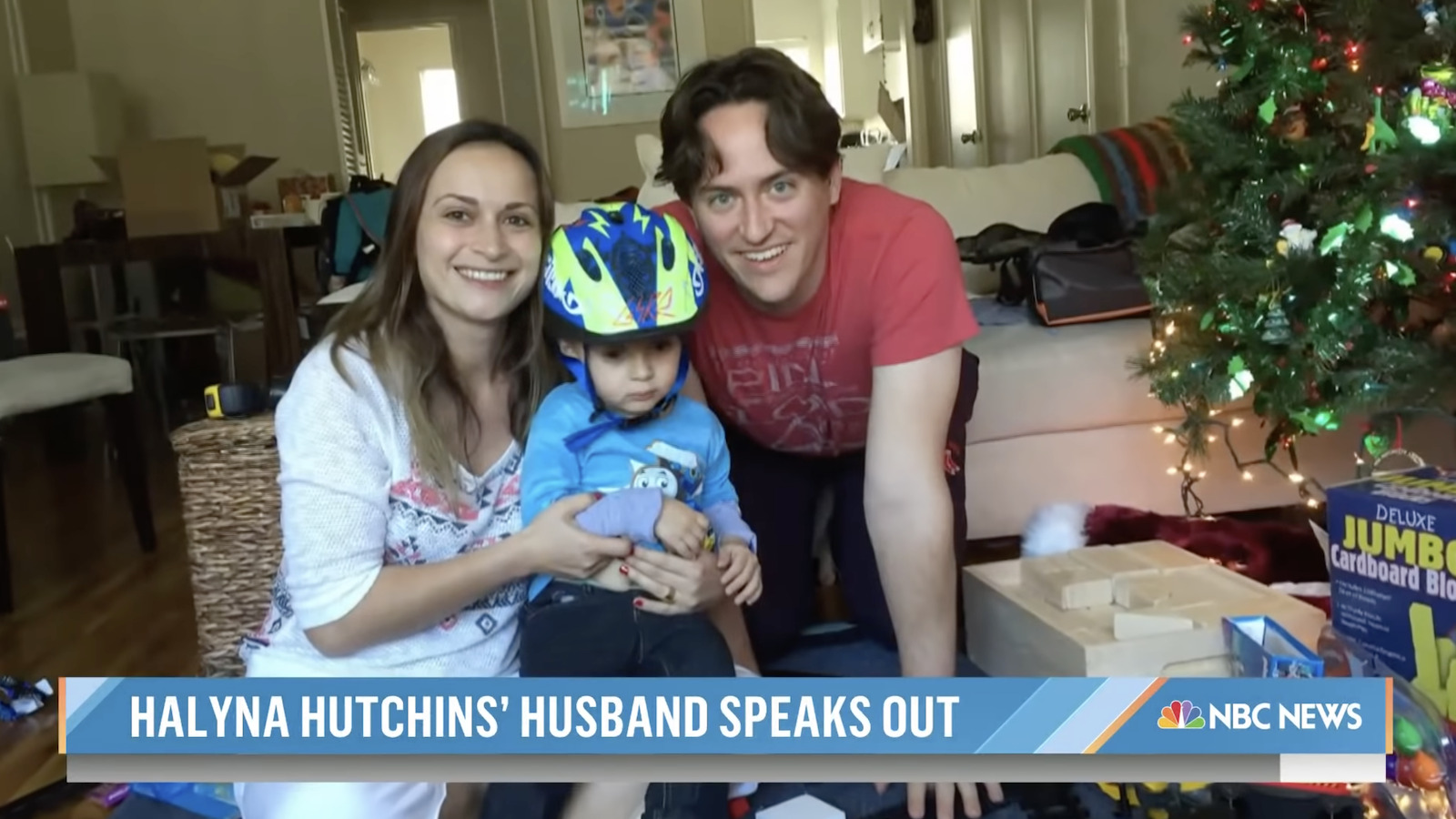 Halyna Hutchins, husband Matt Hutchins, and son Andros via TODAY, YouTube