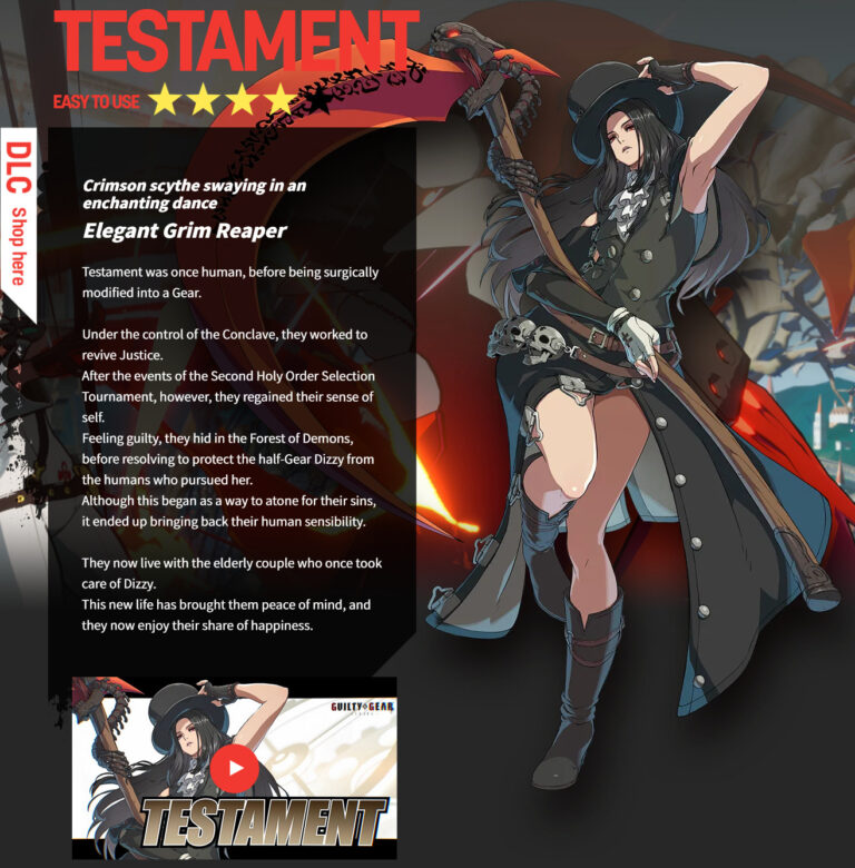 Guilty Gear Strive Gender Swaps Testament From Male To NonBinary